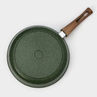 Сковорода Доляна &laquo;Форест&raquo;, d=28 см, стеклянная крышка, съёмная ручка, антипригарное покрытие