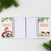 Блокнот новогодний двойной на гребнях «С новым годом!» Блокнот новогодний двойной на гребнях «С новым годом!»