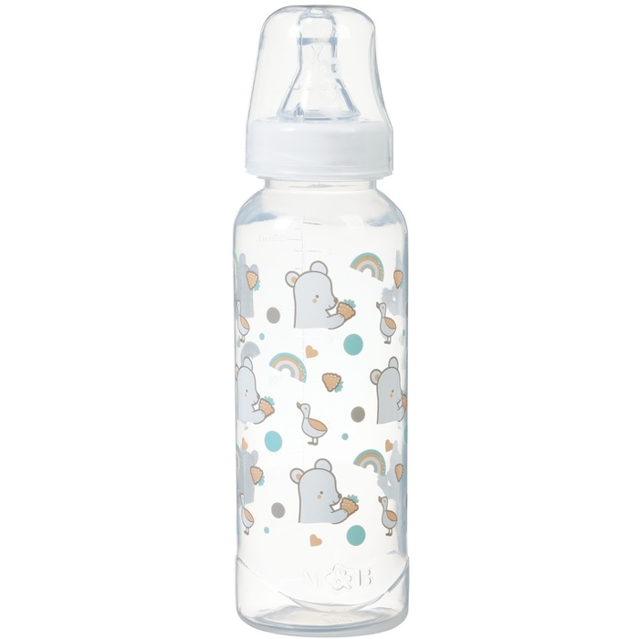 Набор бутылочек для кормления &laquo;Медвежонок&raquo; 150 и 250 мл, серия Basic, прямые, МИКС
