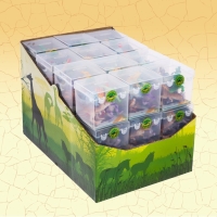 Набор животных «Мир динозавров», 6 фигурок, карта Набор животных «Мир динозавров», 6 фигурок, карта