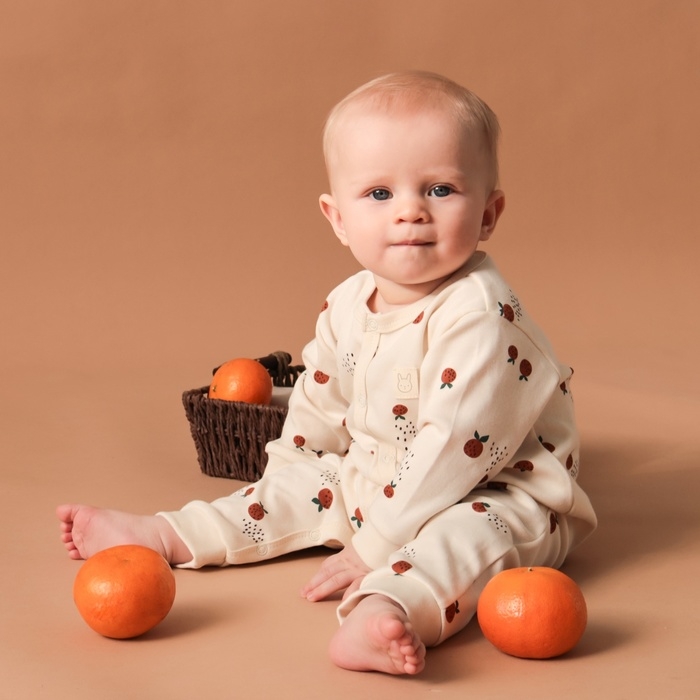 Комбинезон Крошка Я Oranges  р. 86-92, молочный