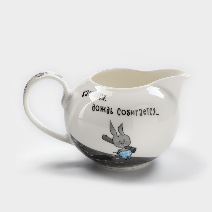 Сливочник фарфоровый &laquo;Винни Пух&raquo;, 430 мл