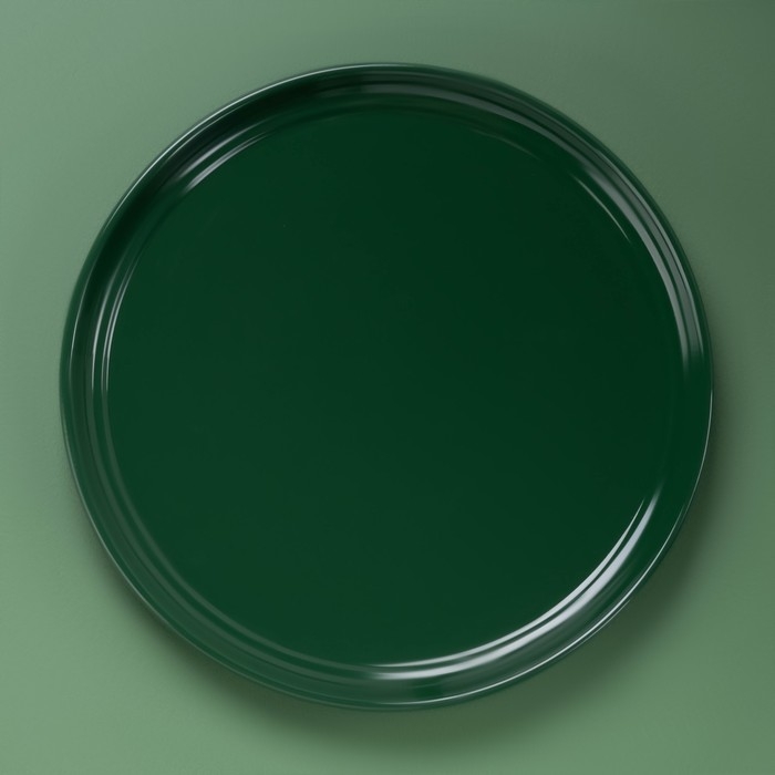 Блинница новогодняя Доляна &laquo;Приближение чуда&raquo;, d=23 см, керамика, цвет белый