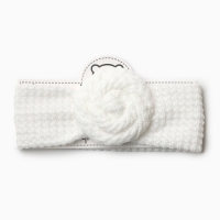 Повязка на голову Крошка Я &laquo;Бантик&raquo;, цв. белый, р-р 46-48
