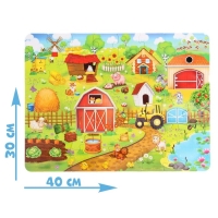 Пазлы с окошками &laquo;На ферме&raquo;, 28 деталей