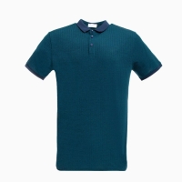 Футболка мужская поло, цвет зеленый, размер 52 (2XL)