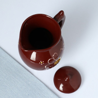 Кувшин "Дачный" 1,4л / 22,5х13,5см, ромашка коричневая