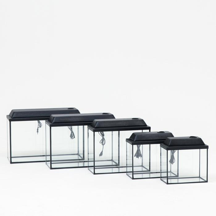 Комплект аквариумов с крышками Комплект аквариумов с крышками "Матрёшка" - 5 шт, Прямоугольный Атолл, 13, 16, 29, 40, 52 л