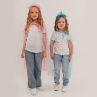 Карнавальный набор &laquo;Мечтательная принцесса&raquo;, плаща 80 см, диадема, голубой