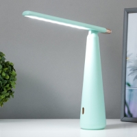 Лампа настольная "Страйк" LED 3 режима 1,5Вт USB зеленый 6,8х6,8х28,5 см RISALUX Лампа настольная "Страйк" LED 3 режима 1,5Вт USB зеленый 6,8х6,8х28,5 см RISALUX