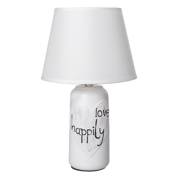 Настольная лампа 16602/1 E14 40Вт белый 38х38х25 см RISALUX