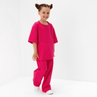 Футболка детская KAFTAN, р. 34 (122 - 128 см), розовый Футболка детская KAFTAN, р. 34 (122 - 128 см), розовый