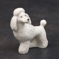 Статуэтка фарфоровая «Пудель белый», 10 см Статуэтка фарфоровая «Пудель белый», 10 см