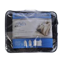 Авточехлы универсальные 9 предметов, черные - серые вставки, М5, Lines series