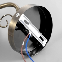 Бра "Альваро" 1x40Вт E14 бронза 10х20х13 см Бра "Альваро" 1x40Вт E14 бронза 10х20х13 см