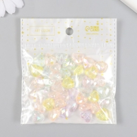 Бусины для творчества пластик "Сердечки с гранями" набор 25 гр МИКС 1х1,2х0,6 см Бусины для творчества пластик "Сердечки с гранями" набор 25 гр МИКС 1х1,2х0,6 см