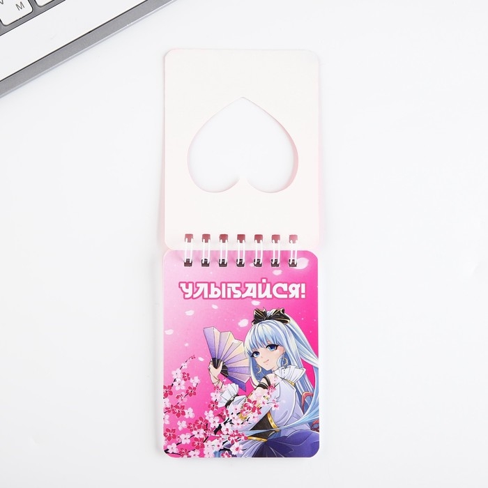 Подарочный набор &laquo;Аниме&raquo;, карандаши 2 шт, ластики 2 шт, блокнот