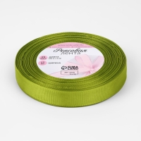 Лента репсовая, 15 мм, 23 ± 1 м, цвет зелёный №141 Лента репсовая, 15 мм, 23 ± 1 м, цвет зелёный №141