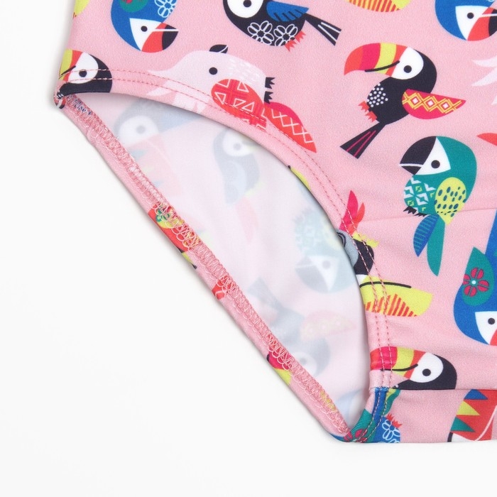 Купальник слитный для девочки, цвет розовый, рост 110-116 см Купальник слитный для девочки, цвет розовый, рост 110-116 см