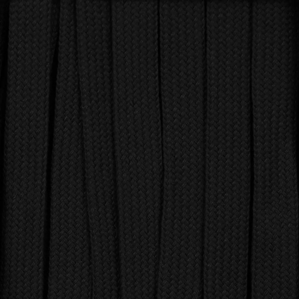 Плоский шнур Cord L, черный, 110 см