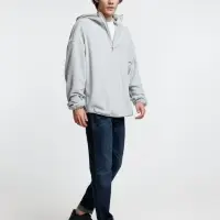 Анорак флисовый унисекс Fliska, светло-серый, размер XS/S