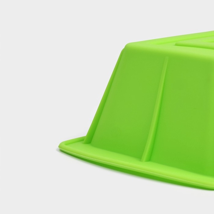 Форма для выпечки Доляна &laquo;Хлеб&raquo;, силикон, 25,5&times;13,5&times;6 см, цвет салатовый