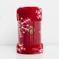 Плед Этель &laquo;Снежинки&raquo;, 180х200 см, корал-флис