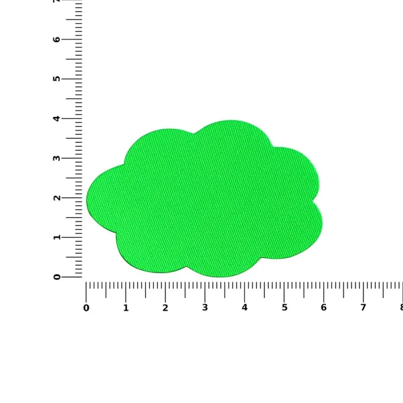 Наклейка тканевая Lunga Calum, L, зеленый неон Наклейка тканевая Lunga Calum, L, зеленый неон