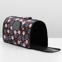 Сумка-переноска для животных "Star", размер L, 53 х 21 х 29 см, бордо