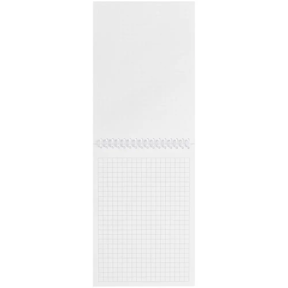 Блокнот Issa в клетку, белый