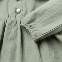 Платье для девочки MINAKU, цвет оливковый, рост 80-86