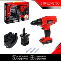 Шуруповёрт с насадками &laquo;Мастер на все руки&raquo;, насадка пила и лобзик в комплекте