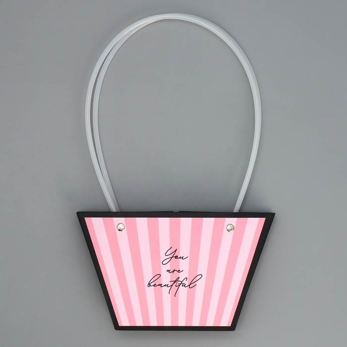 Пакет для цветов &laquo;Нежность&raquo;, 20 х 12 х 20 см