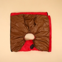 Комбинезон для собак  со шлейкой "Моден",  размер 16 (ДС 36, ОГ 46, ОШ 35 см), красный