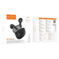 Наушники Hoco EW29, TWS, беспроводные, вкладыши, BT 5.3, 35/400 мАч, чёрные Наушники Hoco EW29, TWS, беспроводные, вкладыши, BT 5.3, 35/400 мАч, чёрные