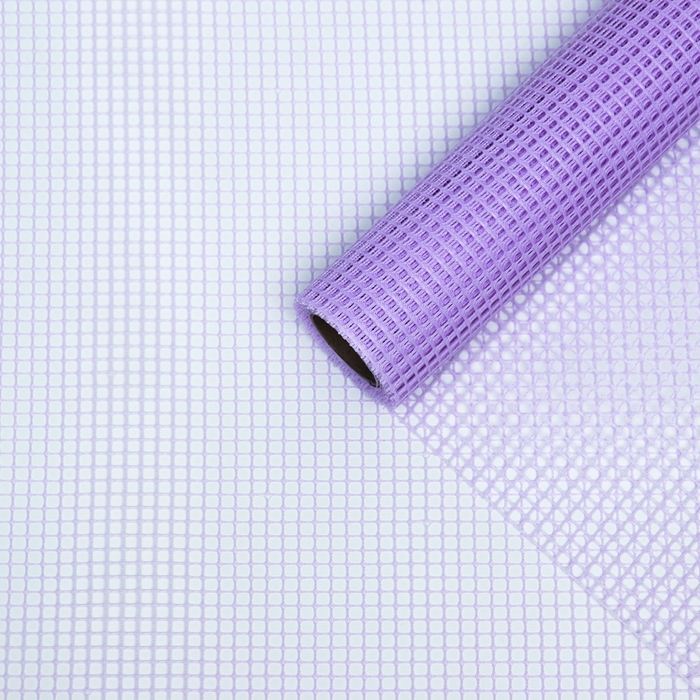Сетка флористическая, Сетка флористическая, "Клетка", 50см х 4,5м, лиловый
