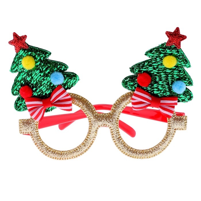 Карнавальные очки &laquo;Новогодние&raquo;, цвета МИКС