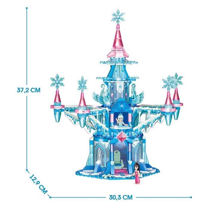 Конструктор &laquo;Ледяная обитель&raquo;, 459 деталей