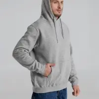 Толстовка с капюшоном Slam 320, серый меланж, размер M