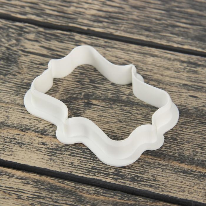 Набор форм для печенья Доляна «Рамки», 4 шт: 9×7,5 / 8,7×6,6 / 8×9 / 8,5×6,5 см, цвет белый Набор форм для печенья Доляна «Рамки», 4 шт: 9×7,5 / 8,7×6,6 / 8×9 / 8,5×6,5 см, цвет белый