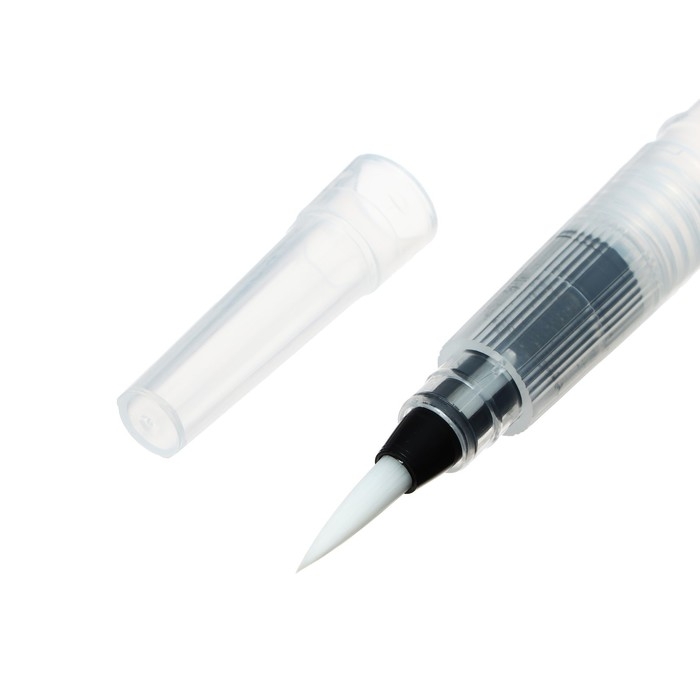 Краски акварельные, в кюветах, с кистью, 12 цветов Краски акварельные, в кюветах, с кистью, 12 цветов