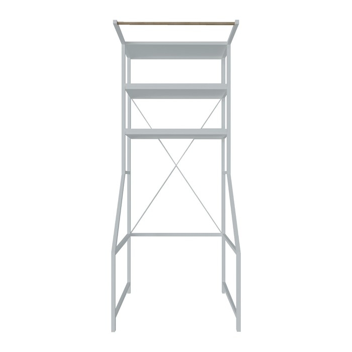 Стеллаж над стиральной машиной, белый 67 х 52 х 170 см