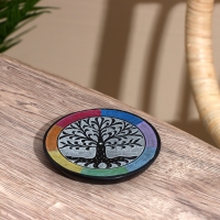 Подставка под благовония "Древо" камень 10 см Подставка под благовония "Древо" камень 10 см