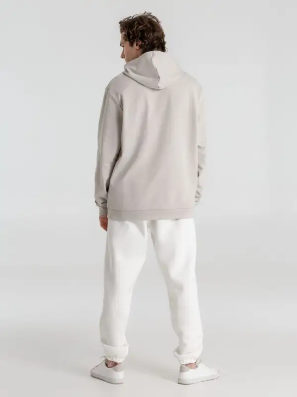 Толстовка с капюшоном унисекс Hoodie, дымчато-серая, размер XS