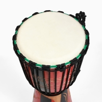 Барабан Джембе "Слон", 23 х 50 см, красный