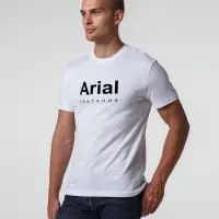 Футболка Arial обитания, белая, размер S