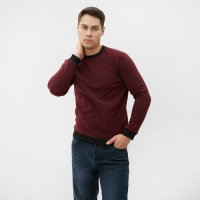 Свитшот мужской НАЧЁС, цвет бордо, размер 48 Свитшот мужской НАЧЁС, цвет бордо, размер 48