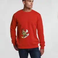 Толстовка &laquo;Ну, накати!&raquo;, красная, размер S