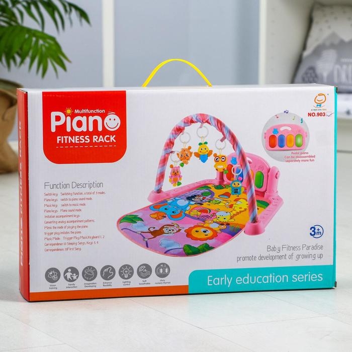 Развивающий музыкальный коврик &laquo;Малыши&raquo;, 73x47 см.