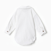 Боди-рубашка для мальчика MINAKU, цвет белый, рост 62-68